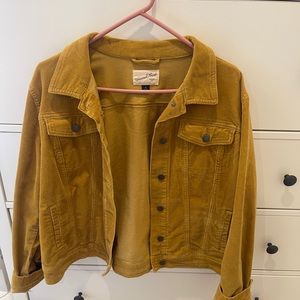 Mustard corduroy jacket